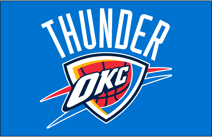 Oklahoma City Thunder 2008-Pres Primary Dark Logo t shirts DIY iron ons v2